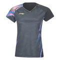 WOMEN Badminton T-shirt Side Effect Black
