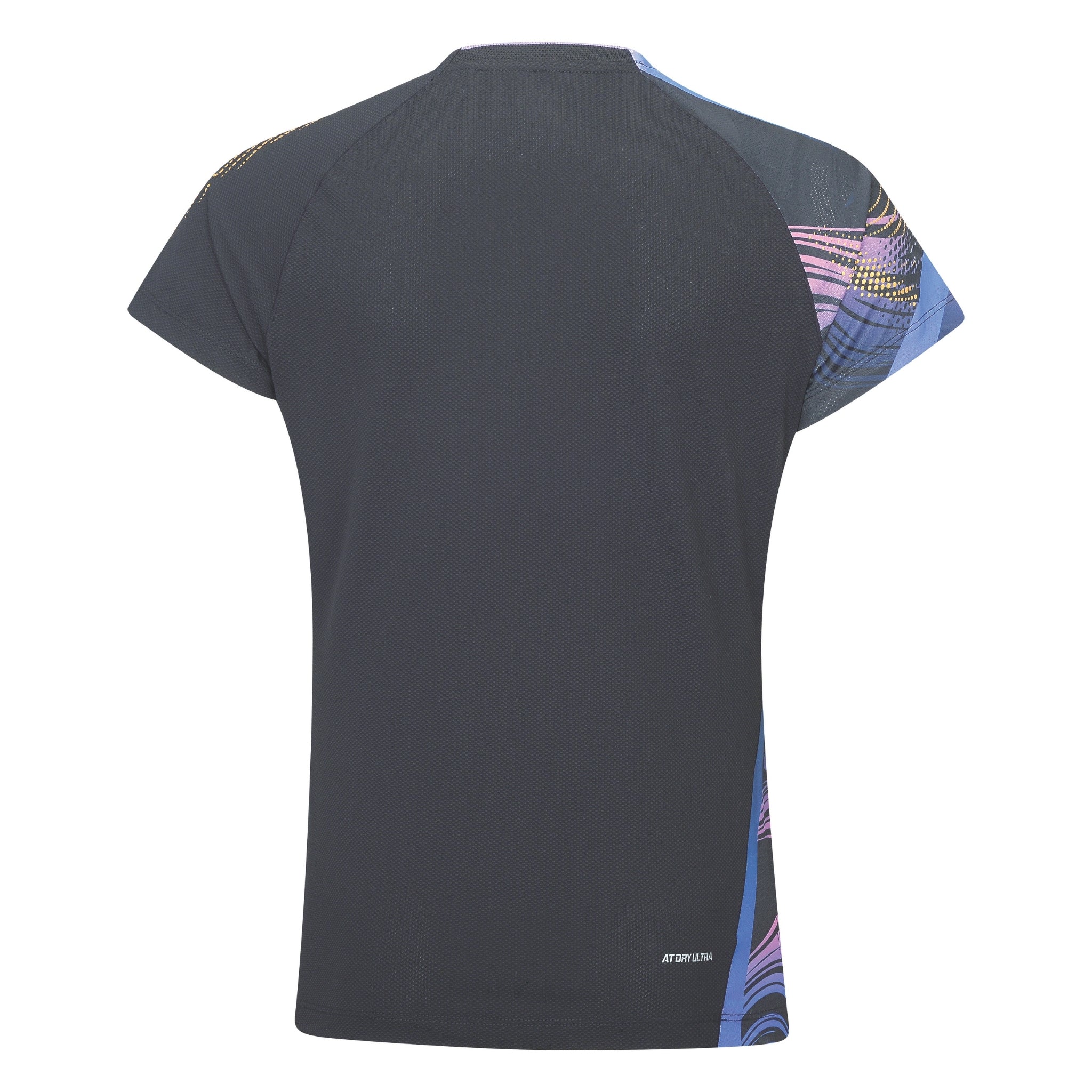 WOMEN Badminton T-shirt Side Effect Black