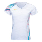 WOMEN Badminton T-shirt Side Effect White