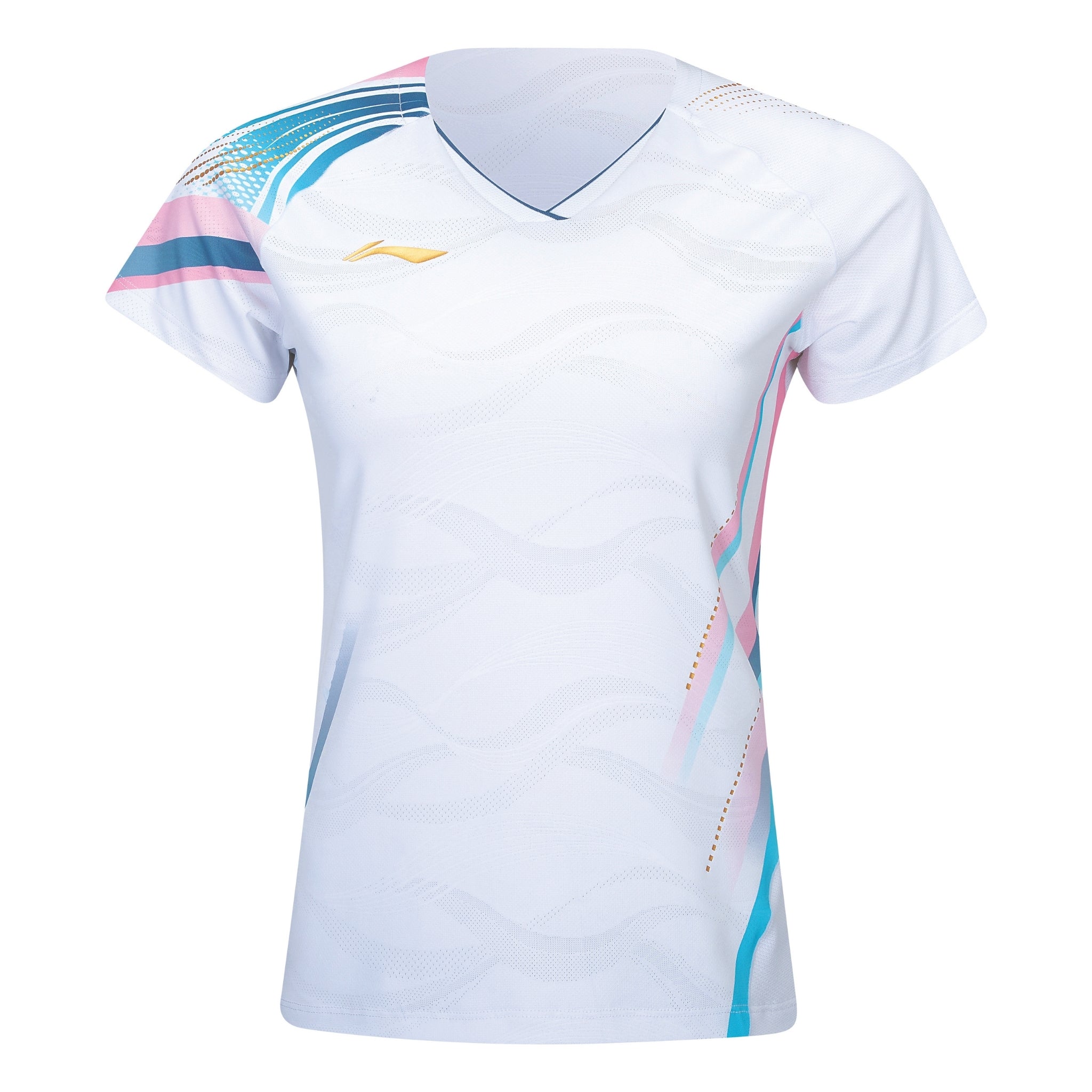 WOMEN Badminton T-shirt Side Effect White