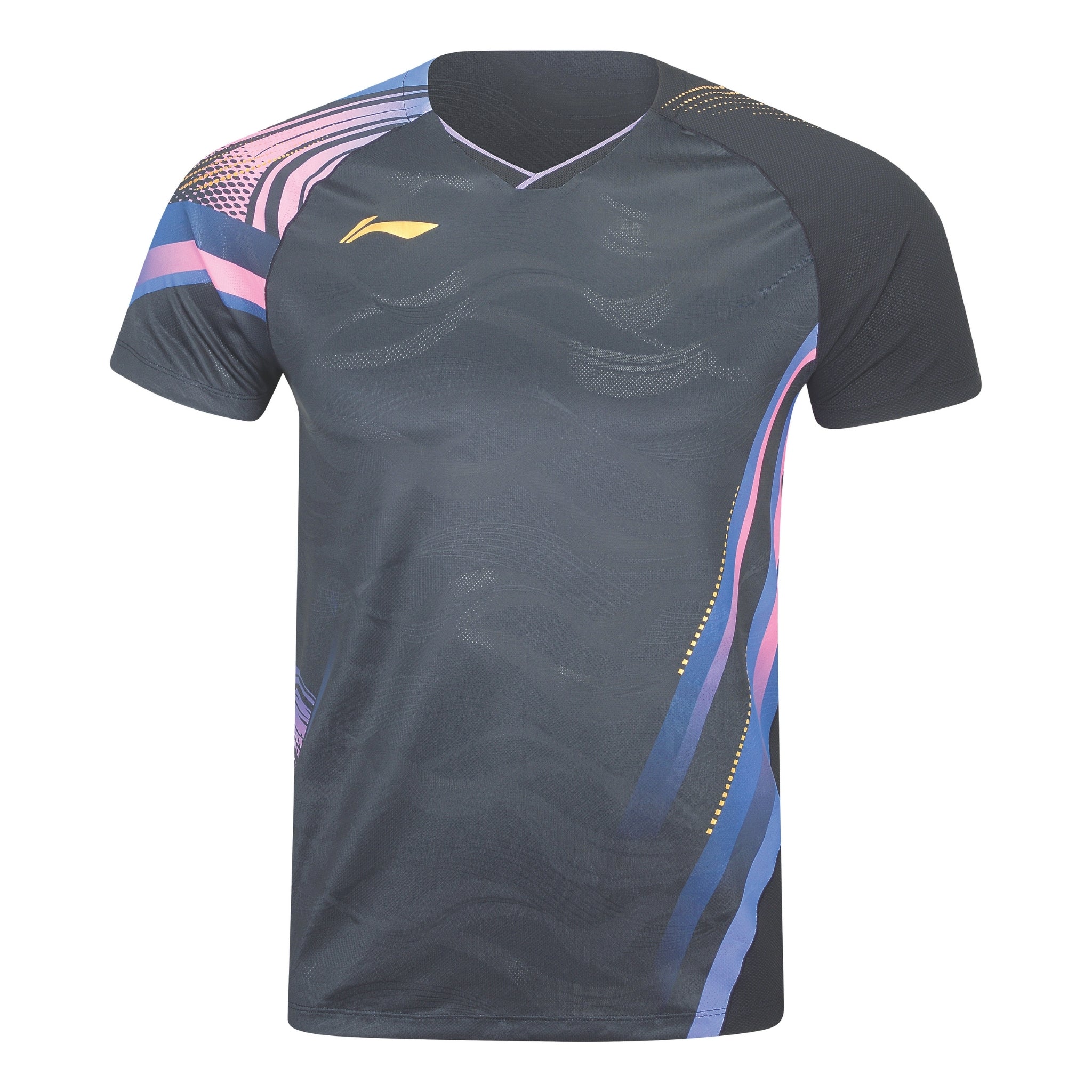 UNISEX Badminton T-shirt Side Effect Black