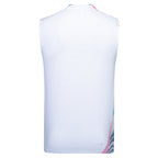 MEN'S Badminton Tank Top - Side Effect White