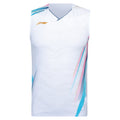 MEN'S Badminton Tank Top - Side Effect White