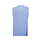 MEN'S Badminton Tank Top - Side Effect Light Blue